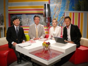 モンゴルの主要民放テレビ「チャンネル9」に生出演